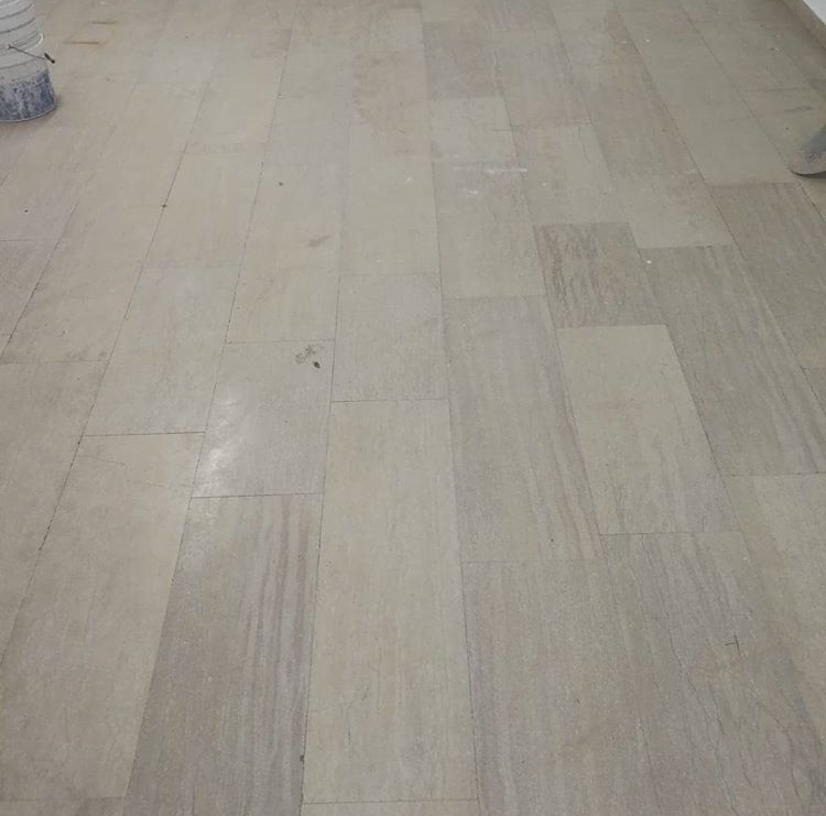 سطح سنگ پیش از اجرای ساب